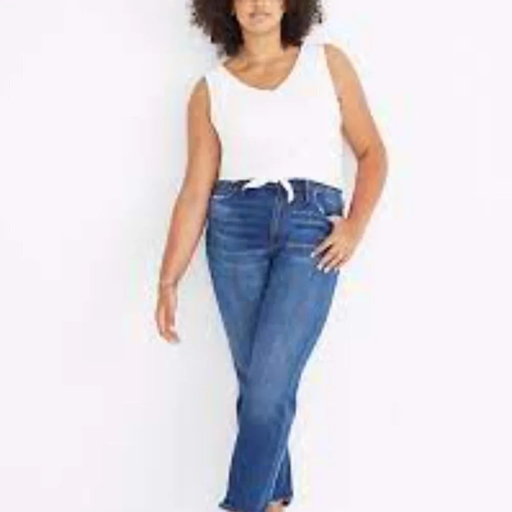 NEW Madewell Jeans Denim Distressed High Rise Slim Size 24 - Picture 5 of 11